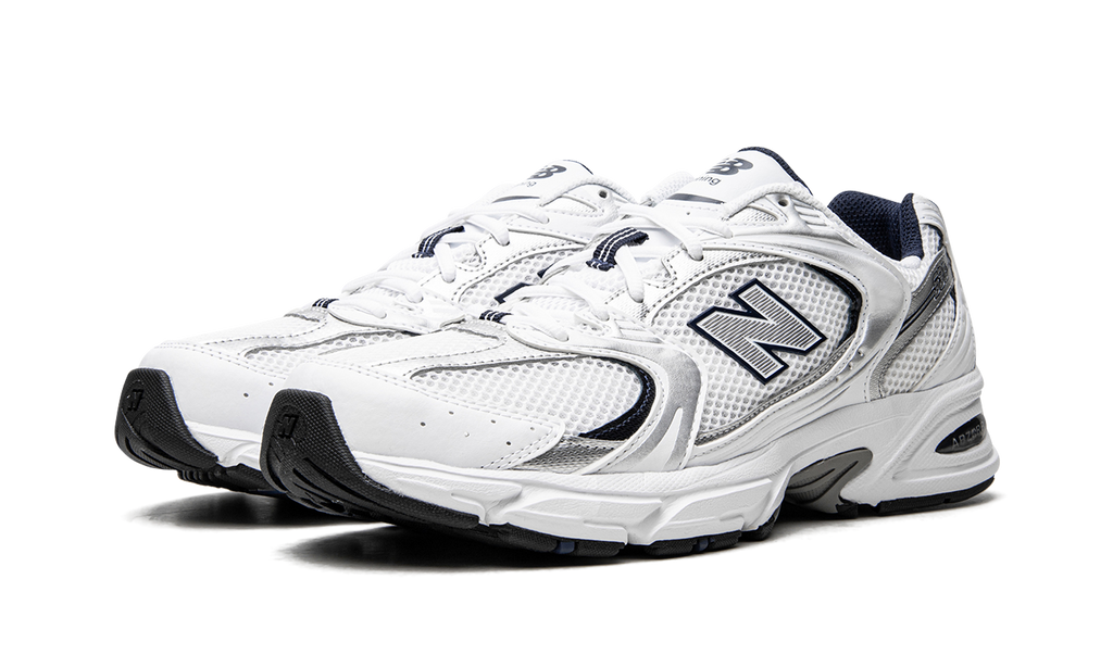 New Balance 530 White Silver Navy LAST PAIR READY FOR DELIVERY