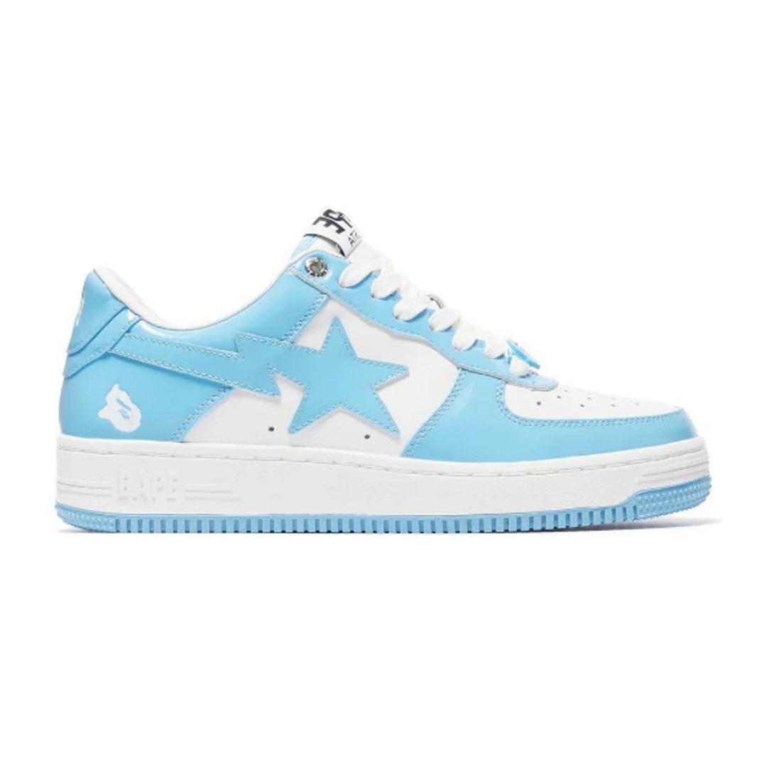 Bape Sta Patent Leather Blue White