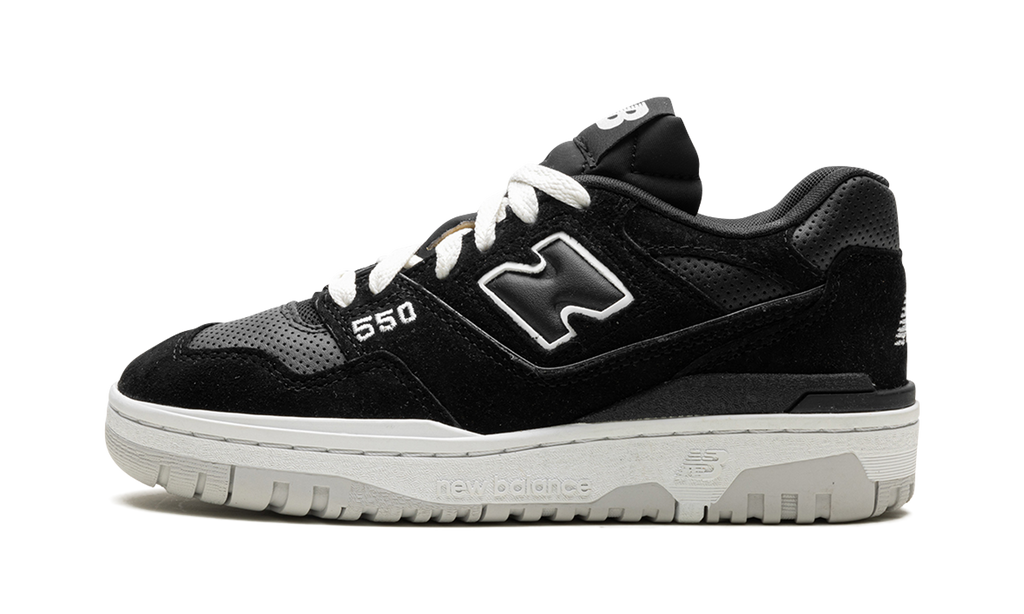 New Balance 550 Black Suede
