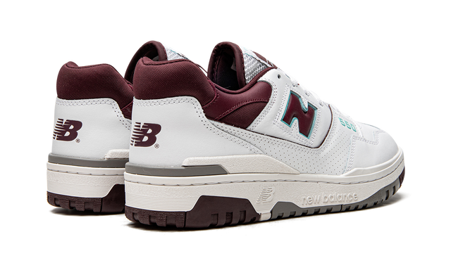 New Balance 550 Burgundy Cyan