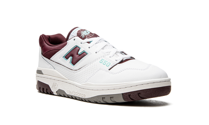 New Balance 550 Burgundy Cyan