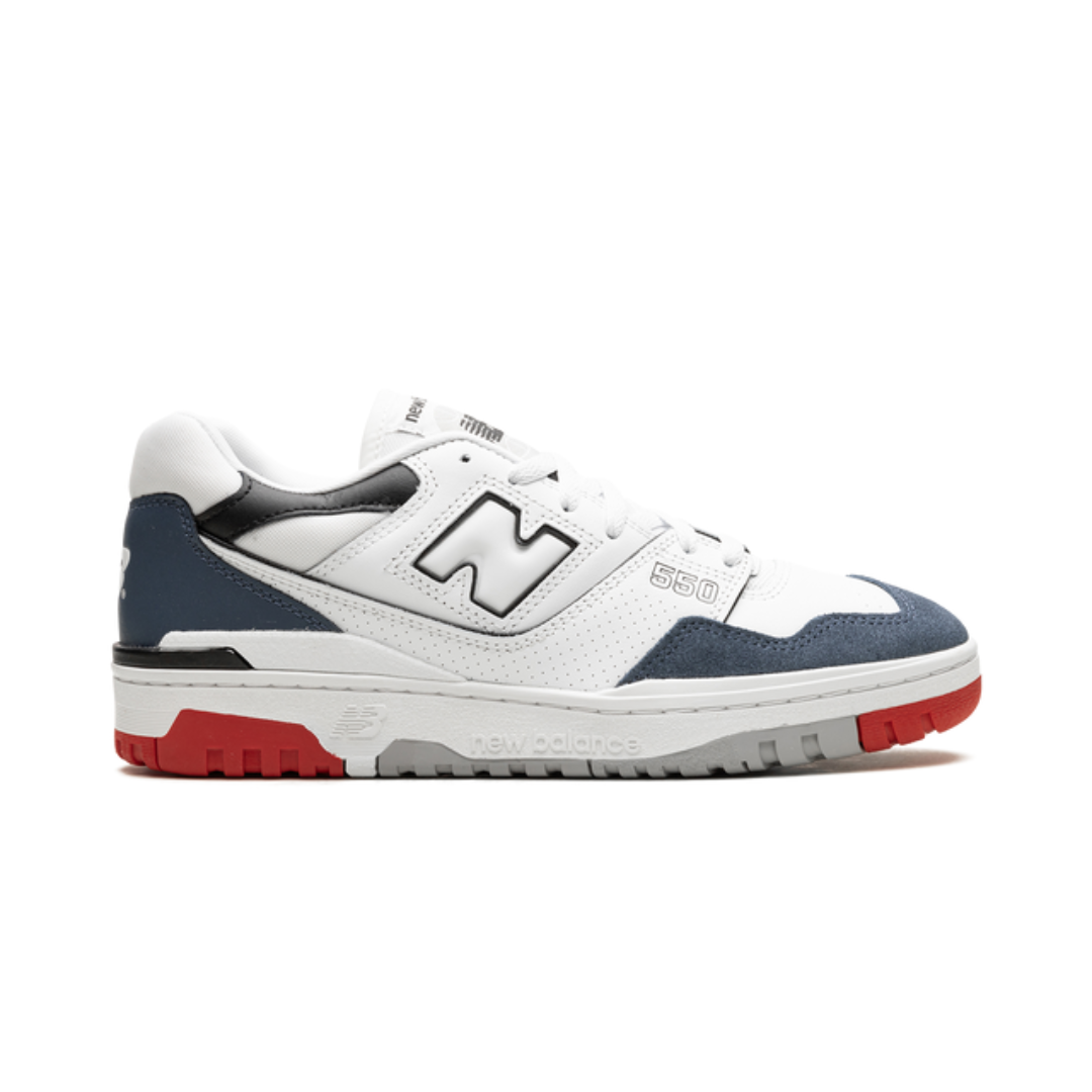 New Balance 550 White Navy Red