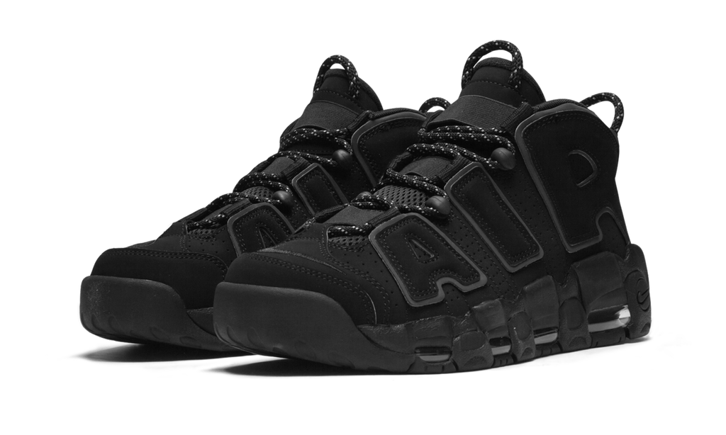 Nike Air More Uptempo Black Reflective