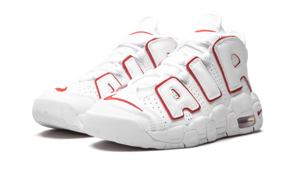 Nike Air More Uptempo White Varsity Red Outline